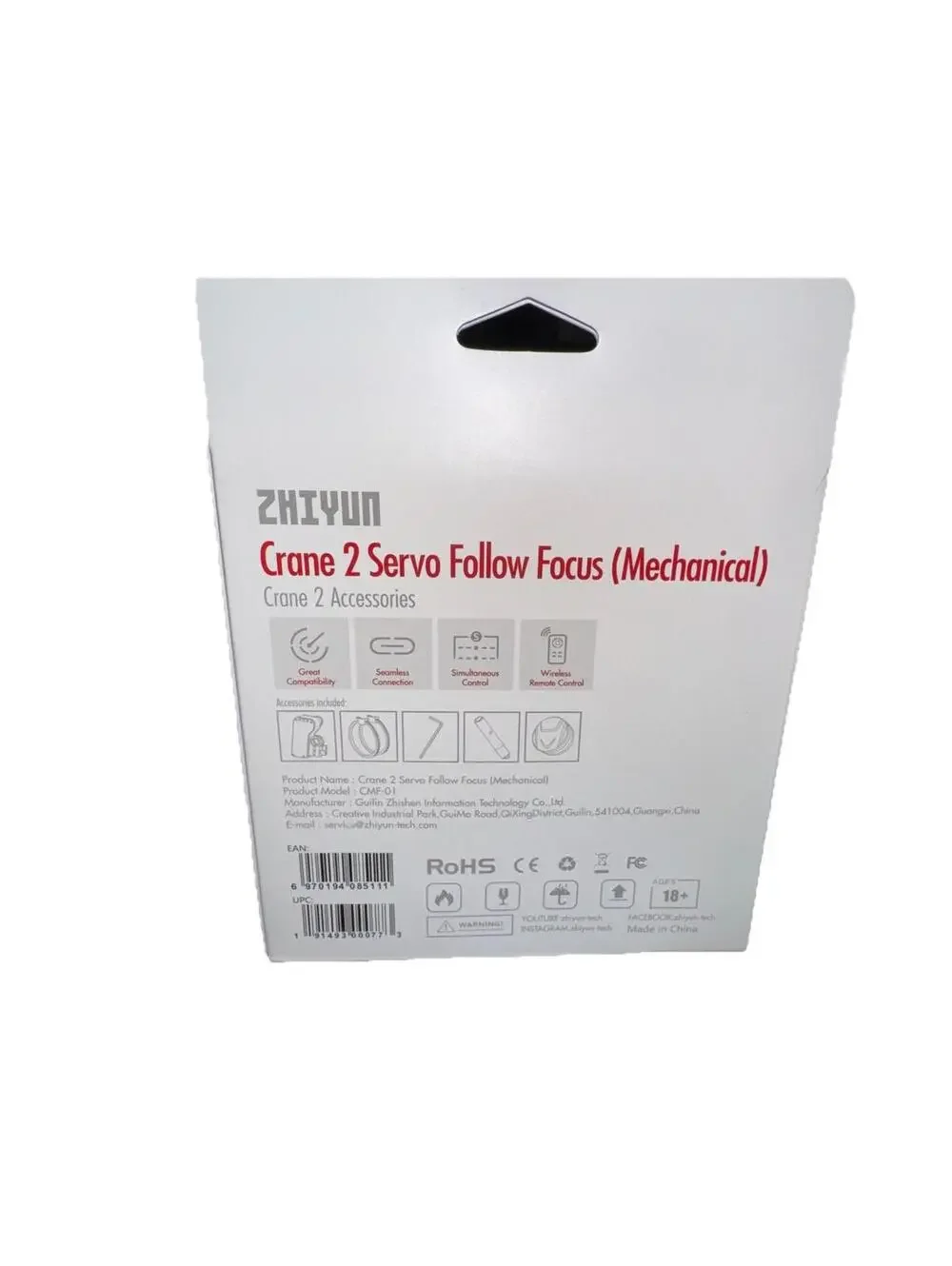 Zhiyun Crane 2 Servo Follow Focus (Mechanical) Camera Accessory